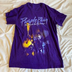 Oversized Purple Rain Tee
